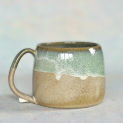 Handcrafted Ceramic Coffee Cup – Lichen Drift | Mosswood Collection