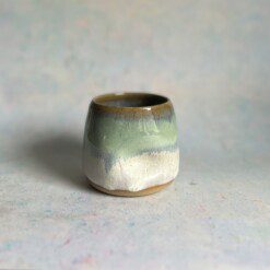 Alternative view of Handcrafted Ceramic Dimple Cup – Lichen Drift | Mosswood Collection